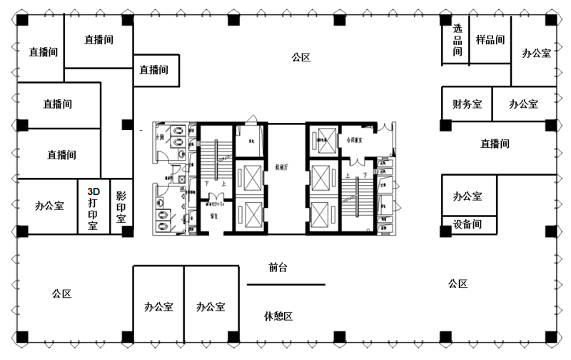 德信AI产业园出租-1331m²-精装修